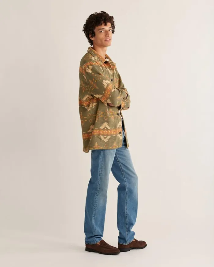 Men RIFT COTTON OVERSHIRT Sage Rancho Arroyo Pendleton Jackets and Coats