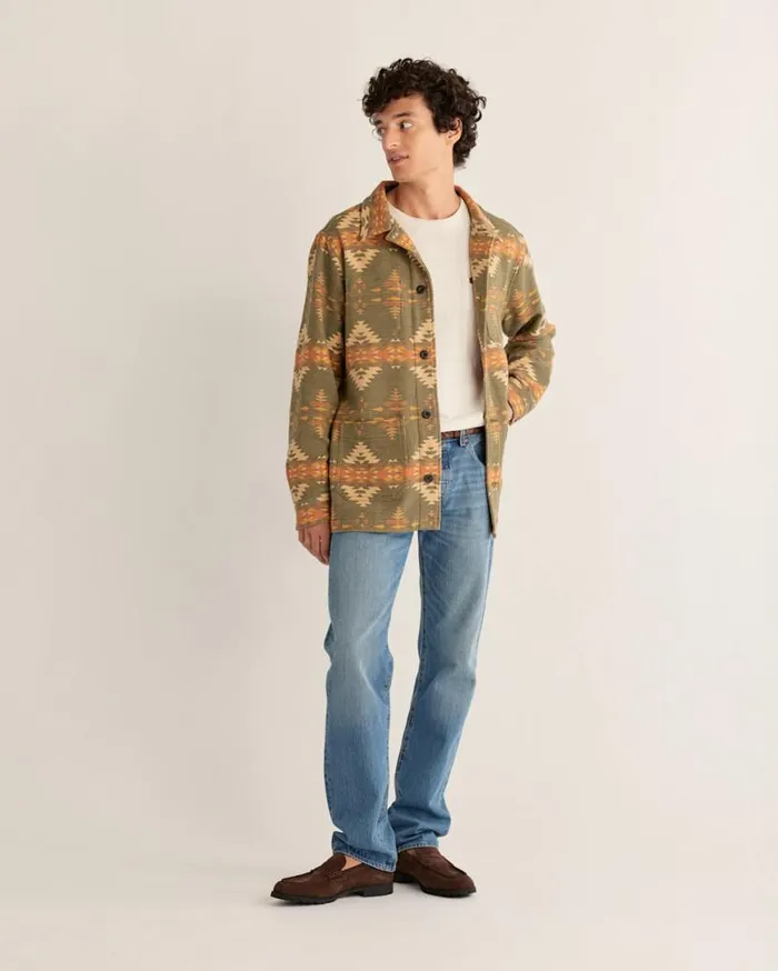 Men RIFT COTTON OVERSHIRT Sage Rancho Arroyo Pendleton Jackets and Coats