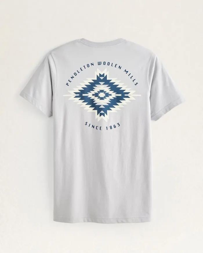 Men SALTILLO SUNSET GRAPHIC TEE Greywhite Pendleton Tees and Sweatshirts