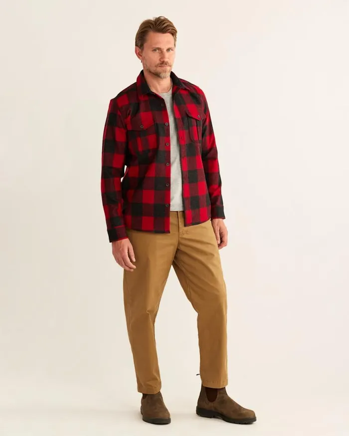 Men SCOUT SHIRT Redoxford Buffalo Check Pendleton Shirts