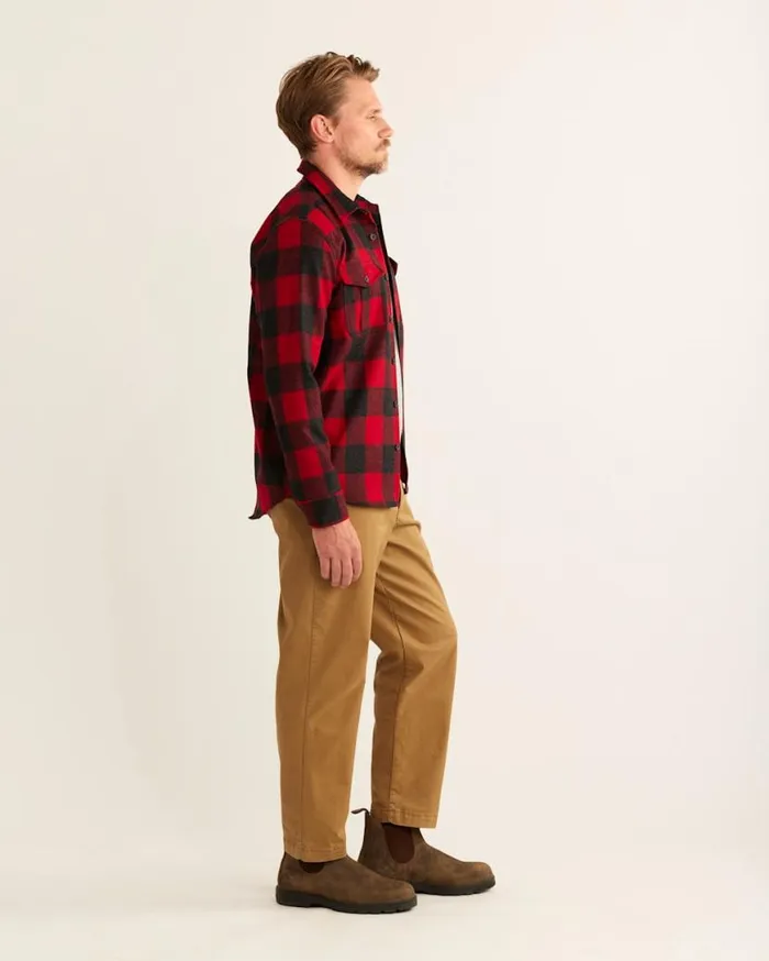 Men SCOUT SHIRT Redoxford Buffalo Check Pendleton Shirts