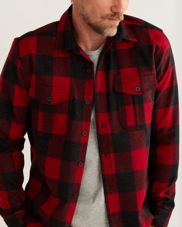 Men SCOUT SHIRT Redoxford Buffalo Check Pendleton Shirts