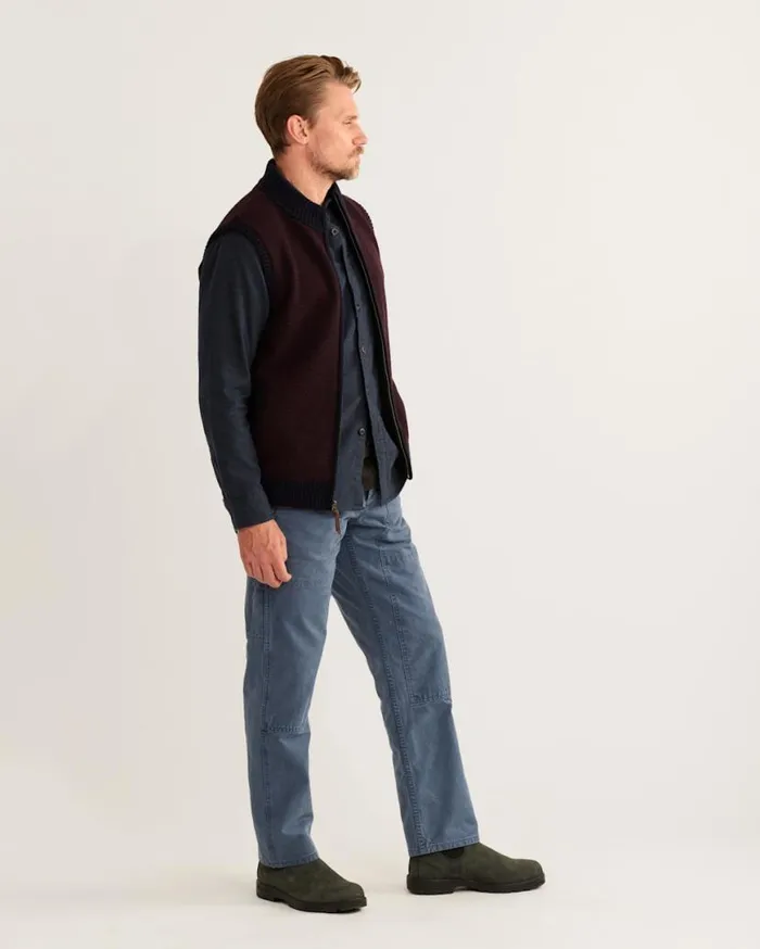 Men SHETLAND COLLECTION SWEATER VEST Mahoganytaupe Pendleton Sweaters