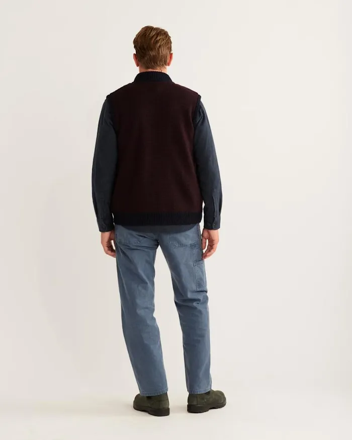 Men SHETLAND COLLECTION SWEATER VEST Mahoganytaupe Pendleton Sweaters