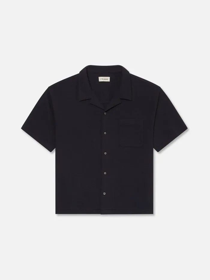 Men Shirts FRAME Duo Fold Relaxed Shirt 8212 Navy