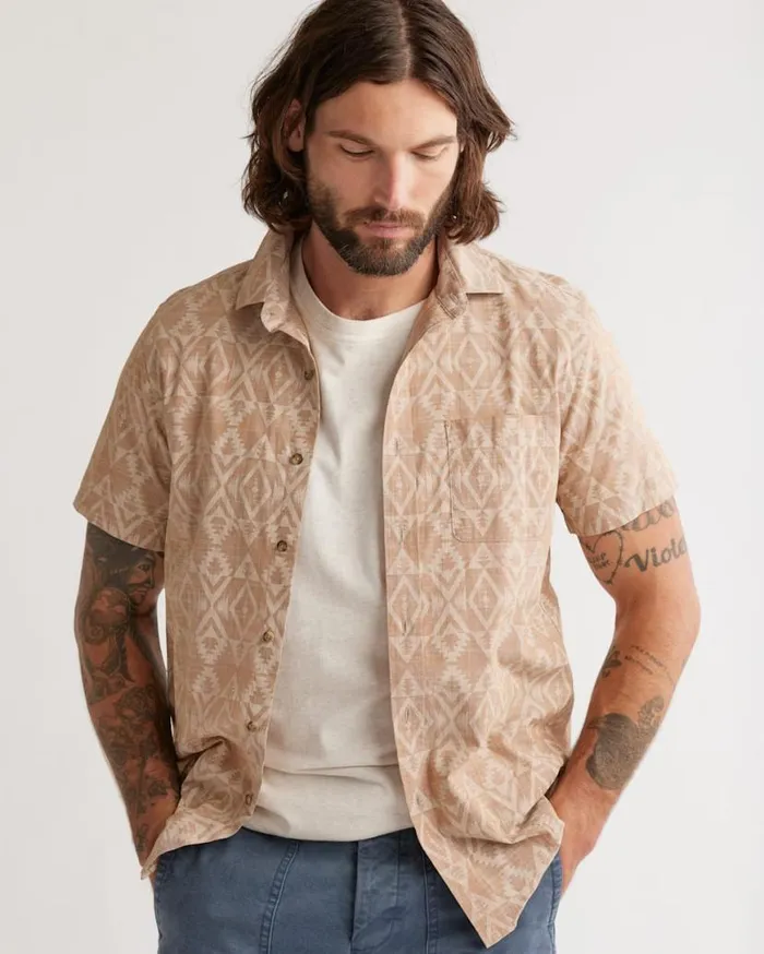 Men SHORTSLEEVE DEACON CHAMBRAY SHIRT Bronze Pendleton Shirts