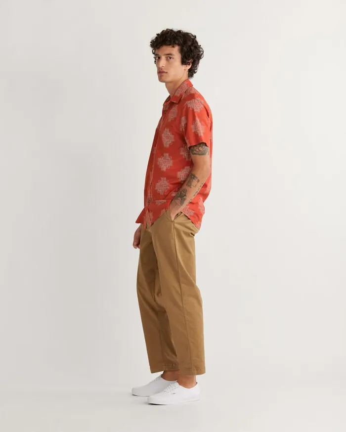 Men SHORTSLEEVE SHORELINE SHIRT Orange Chief Joseph Pendleton Shirts