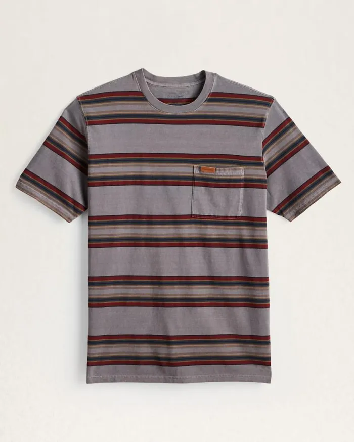 Men SHORTSLEEVE STRIPED DESCHUTES POCKET TEE Spruce Yakima Pendleton Tees and Sweatshirts Men SHORTSLEEVE STRIPED DESCHUTES POCKET TEE Spruce Yakima Pendleton Tees and Sweatshirts