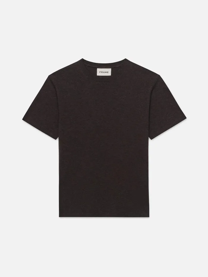 Men Tees FRAME Duo Fold Tee 8212 Marron Heather