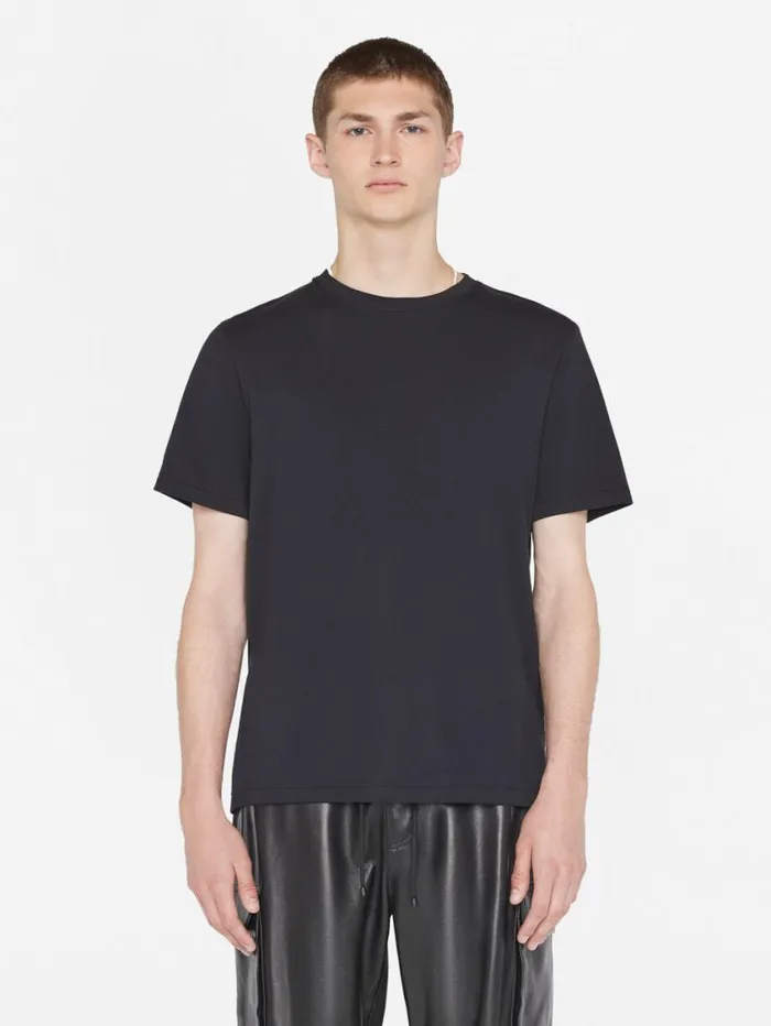 Men Tees FRAME Duo Fold Tee 8212 Noir Men Tees FRAME Duo Fold Tee 8212 Noir
