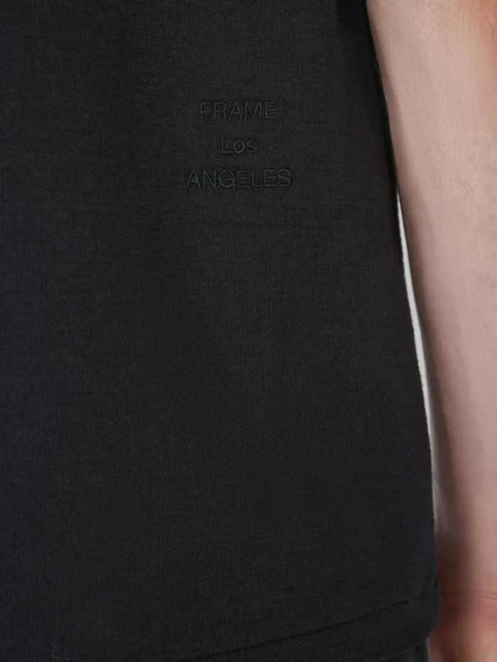 Men Tees FRAME Duo Fold Tee 8212 Noir Men Tees FRAME Duo Fold Tee 8212 Noir