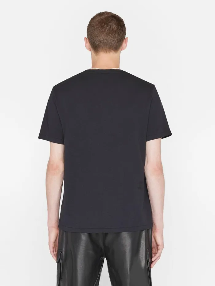 Men Tees FRAME Duo Fold Tee 8212 Noir Men Tees FRAME Duo Fold Tee 8212 Noir
