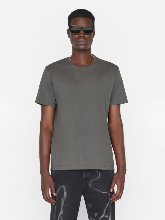 Men Tees FRAME FRAME Logo Tee 8212 Charcoal Grey Men Tees FRAME FRAME Logo Tee 8212 Charcoal Grey