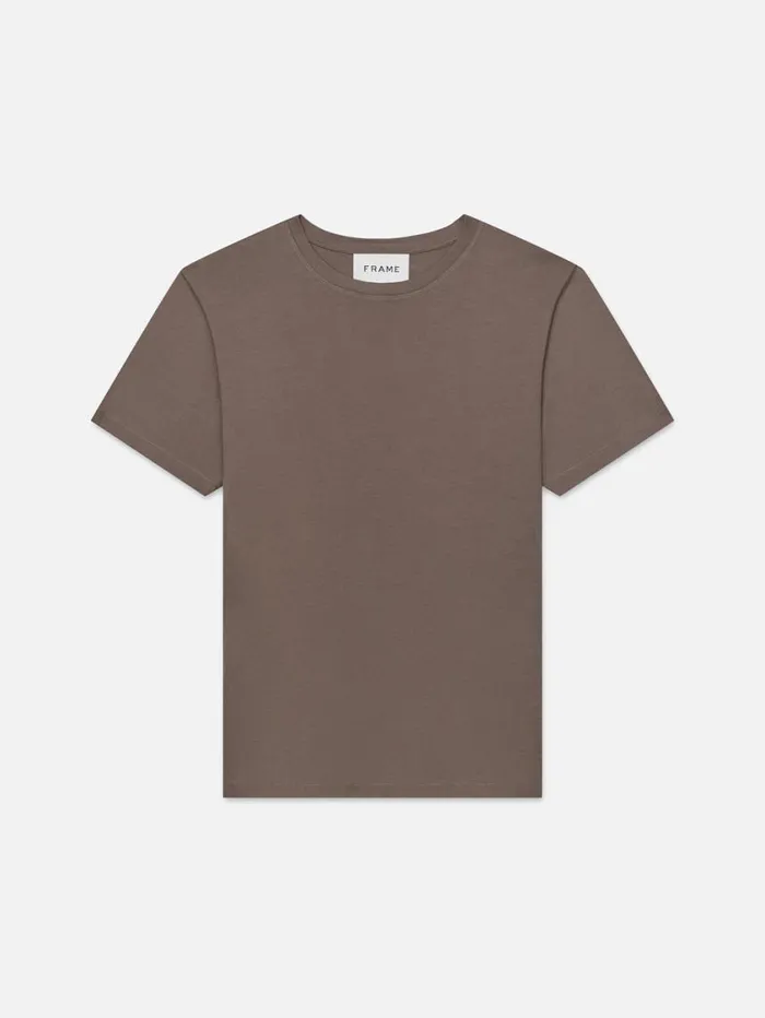 Men Tees FRAME FRAME Logo Tee 8212 Dry Rose