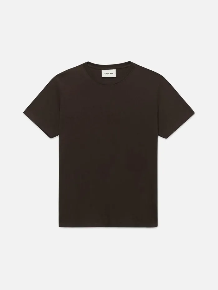 Men Tees FRAME FRAME Logo Tee 8212 Marron