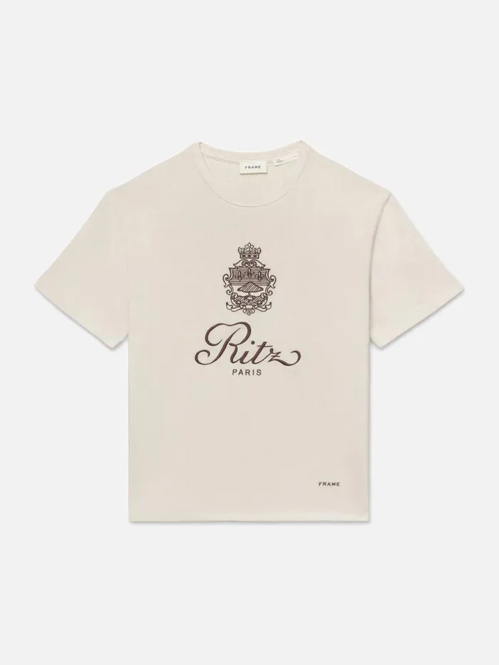 Men Tees FRAME Ritz Men039s Tee 8212 Cream