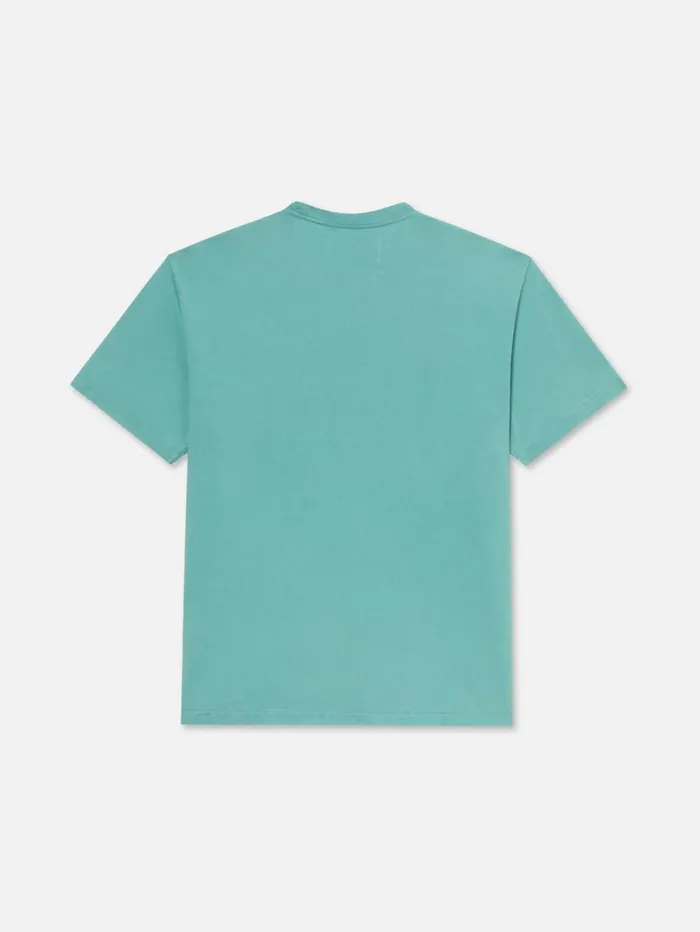 Men Tees FRAME Vintage Tee 8212 Aqua Blue Men Tees FRAME Vintage Tee 8212 Aqua Blue