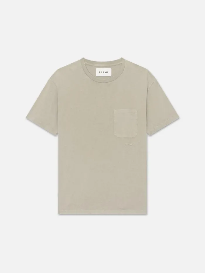 Men Tees FRAME Vintage Tee 8212 Vintage Smoke Beige