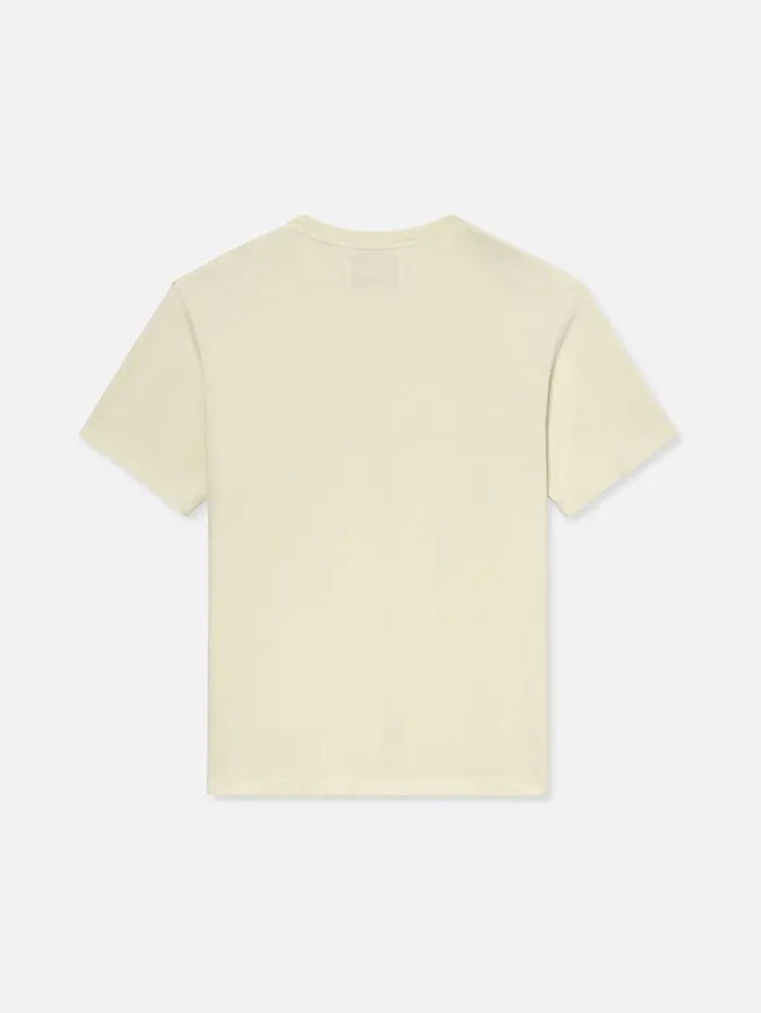 Men Tees FRAME Vintage Tee 8212 White Sand