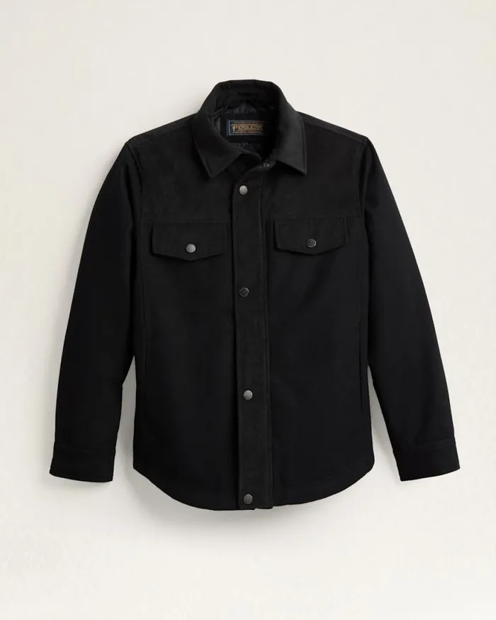 Men TIMBERLINE SHIRT JACKET Black Pendleton Jackets and Coats
