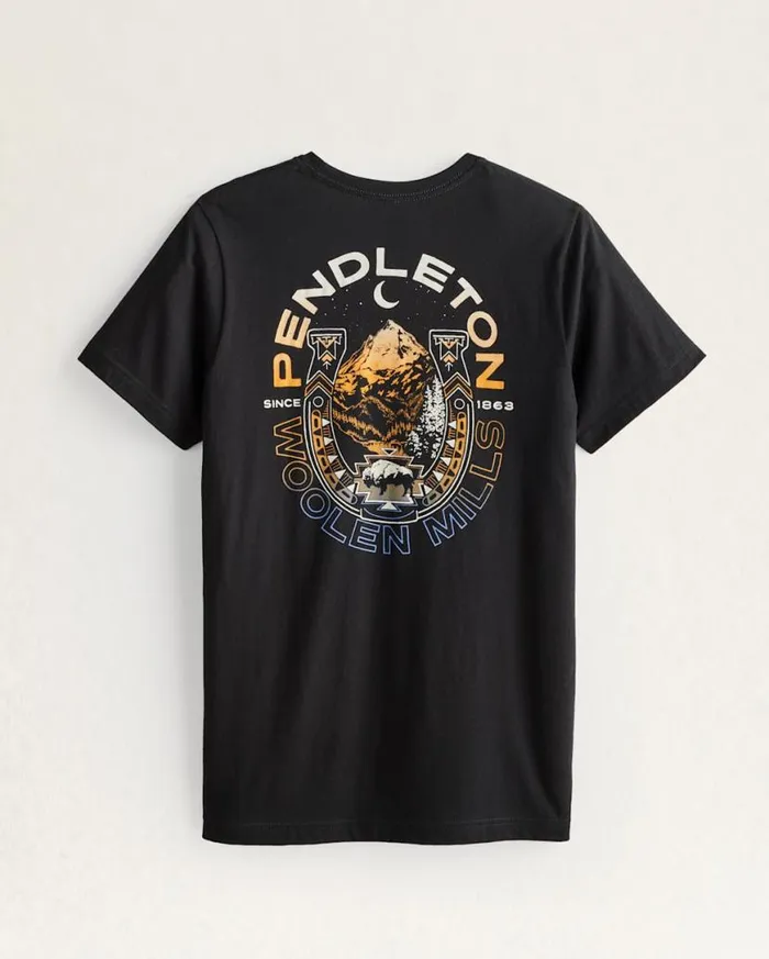 Men TWILIGHT RANCH LOGO GRAPHIC TEE Blackmulti Pendleton Tees and Sweatshirts