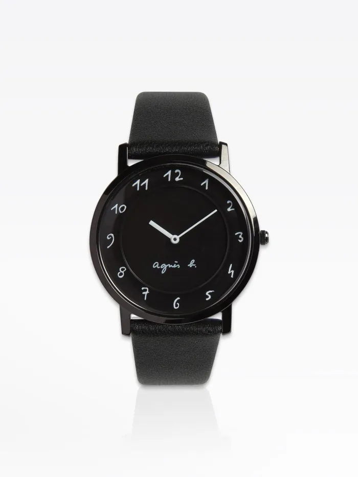 MenWomen Agns B Jewellery and Watches Black Watch Agns