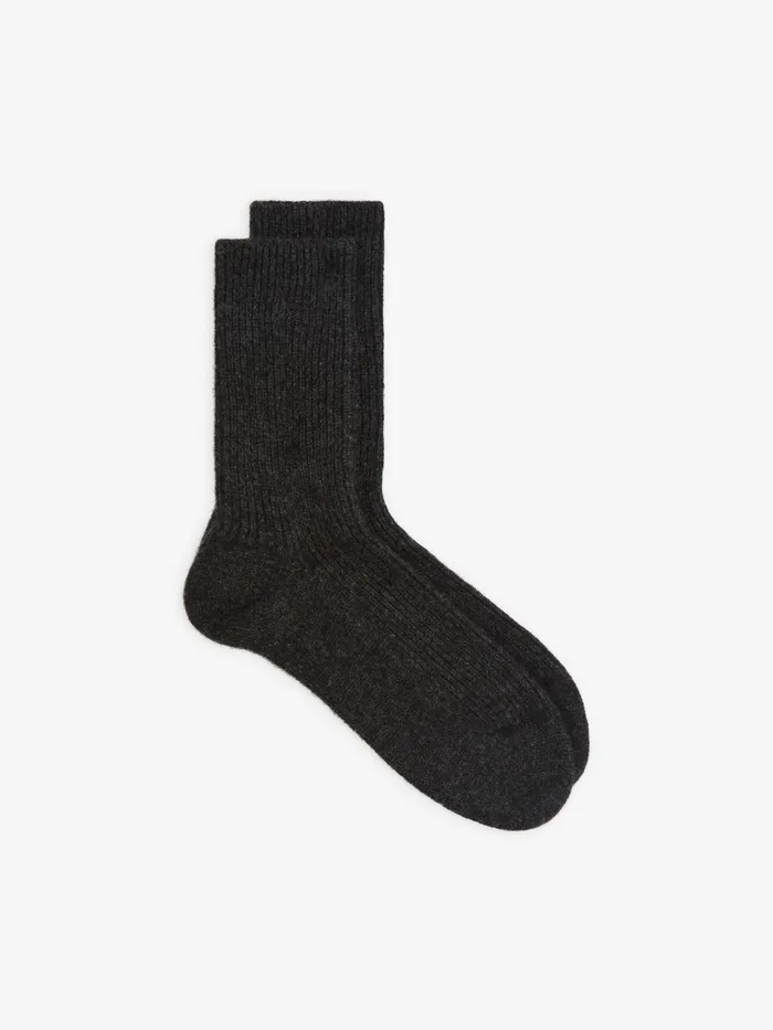 MenWomen Agns B Socks and Underwear Grey Cashmere Willy Socks