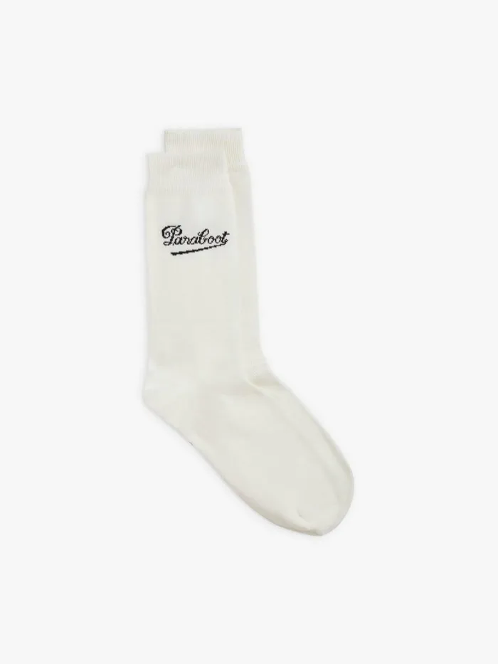 MenWomen Agns B Socks and Underwear White Cotton Socks Pour Paraboot