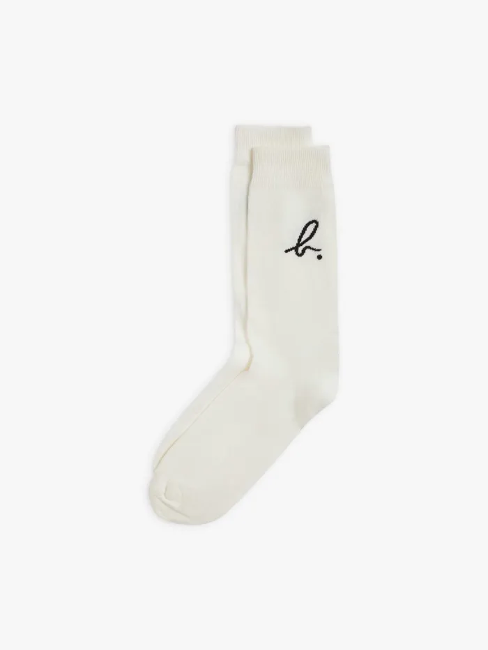 MenWomen Agns B Socks and Underwear White Cotton Socks Pour Paraboot
