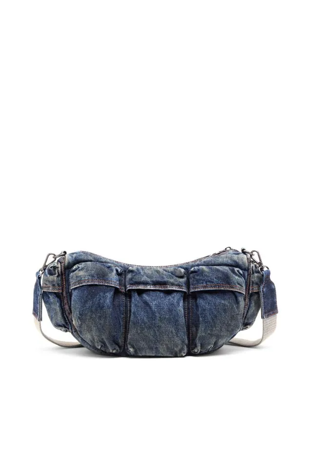 MenWomen Diesel Crossbody Bags REEDITION TRAVEL 3000 SHOULDER BAG X Blue MenWomen Diesel Crossbody Bags REEDITION TRAVEL 3000 SHOULDER BAG X Blue