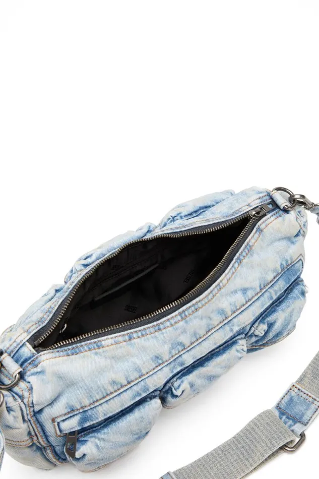 MenWomen Diesel Crossbody Bags REEDITION TRAVEL 3000 SHOULDER BAG X Light Blue MenWomen Diesel Crossbody Bags REEDITION TRAVEL 3000 SHOULDER BAG X Light Blue