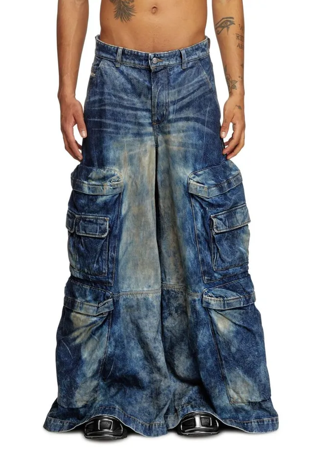 MenWomen Diesel Diesel X Damiano David Relaxed Jeans DGiappo 0DBCW Dark Blue MenWomen Diesel Diesel X Damiano David Relaxed Jeans DGiappo 0DBCW Dark Blue