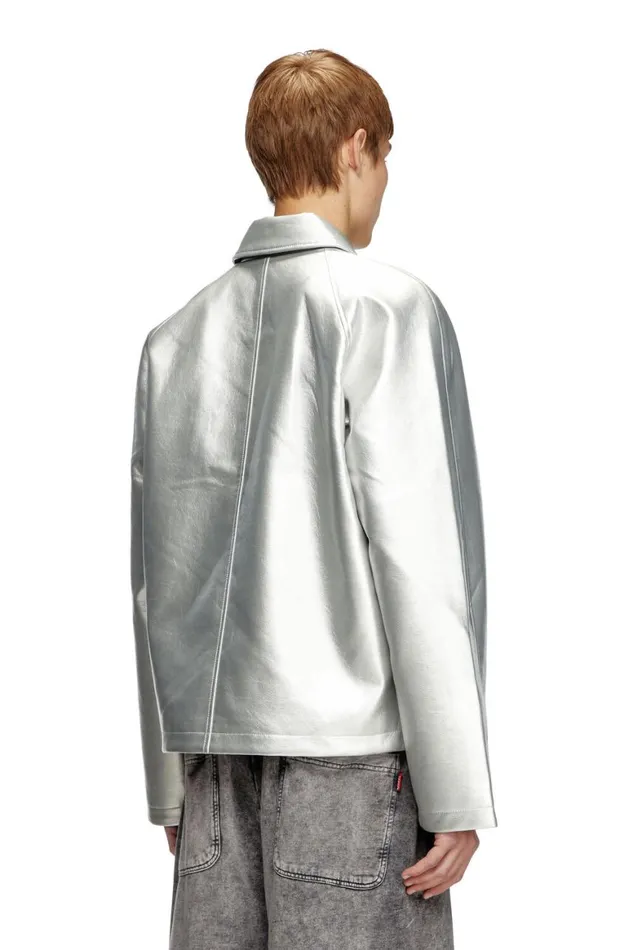 MenWomen Diesel Jackets JTHOME Silver MenWomen Diesel Jackets JTHOME Silver