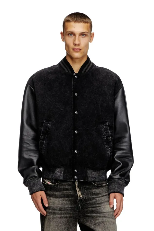 MenWomen Diesel Jackets LNYN Black MenWomen Diesel Jackets LNYN Black