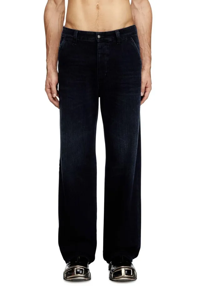 MenWomen Diesel Jeans Regular Jeans DPhantchino 09L54 Dark Blue