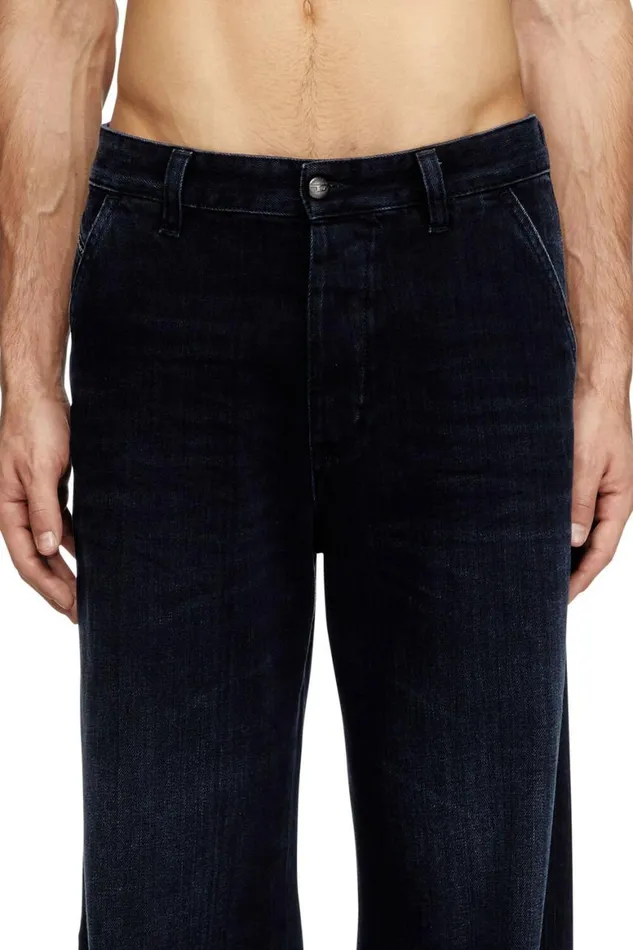 MenWomen Diesel Jeans Regular Jeans DPhantchino 09L54 Dark Blue