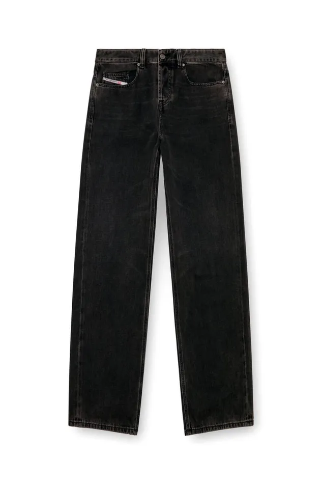 MenWomen Diesel Jeans Relaxed Jeans 2001 DMacro 09I35 Blackdark Grey