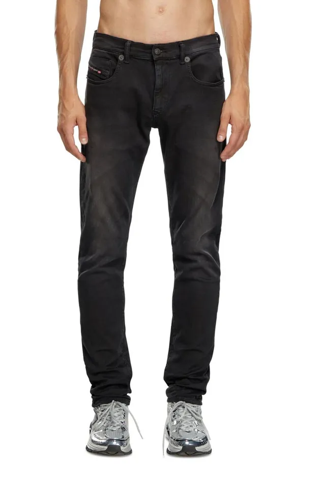 MenWomen Diesel Jeans Slim 2060 DStrukt Joggjeans 0670M Blackdark Grey
