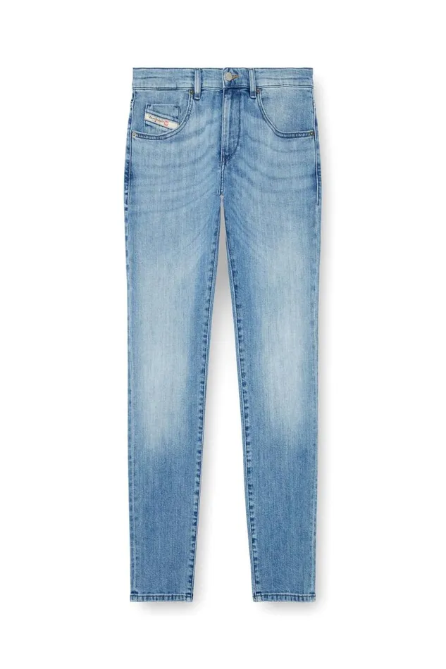 MenWomen Diesel Jeans Slim Jeans 2019 DStrukt 0GRDI Light Blue