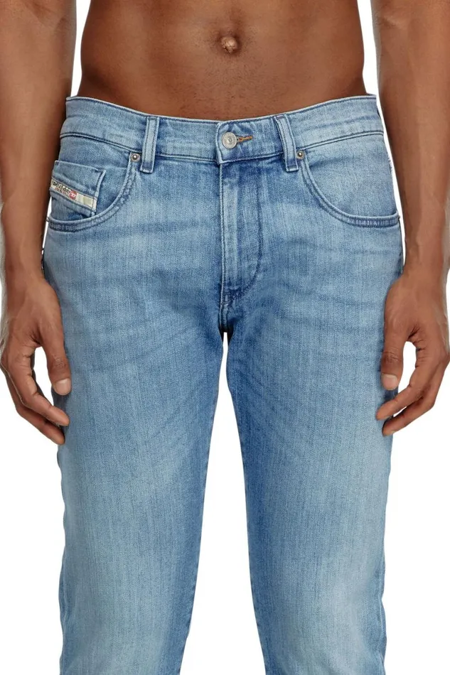 MenWomen Diesel Jeans Slim Jeans 2019 DStrukt 0GRDI Light Blue