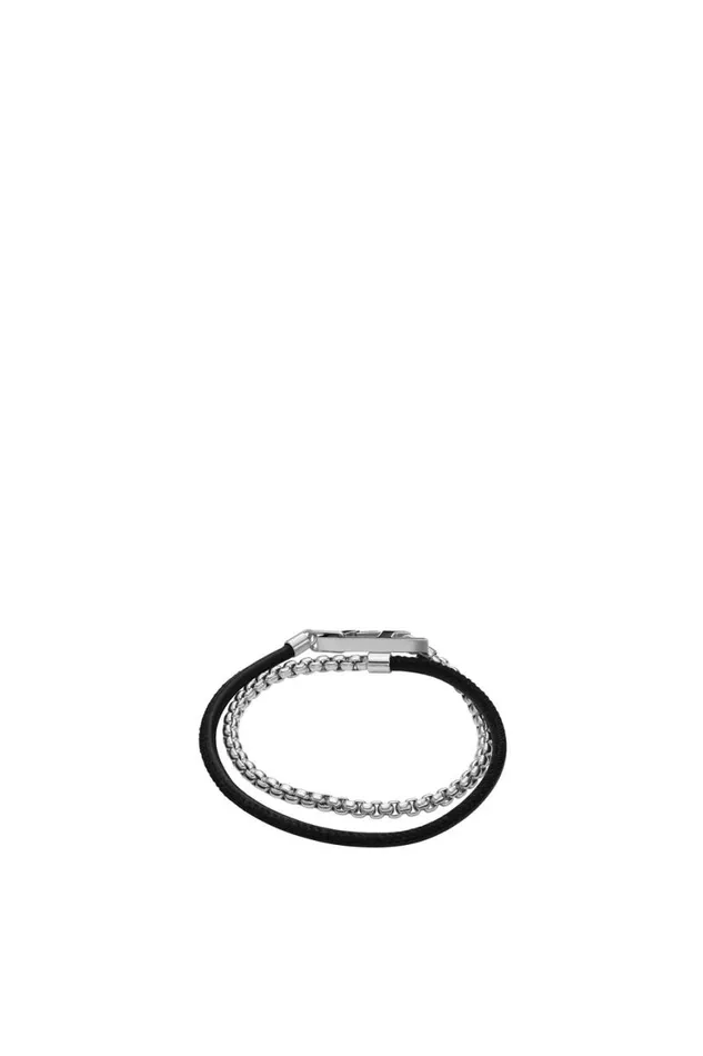 MenWomen Diesel Jewelry DX1472 Silverblack MenWomen Diesel Jewelry DX1472 Silverblack