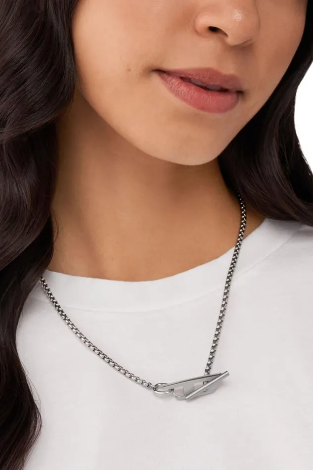 MenWomen Diesel Jewelry DX1477 Silver MenWomen Diesel Jewelry DX1477 Silver