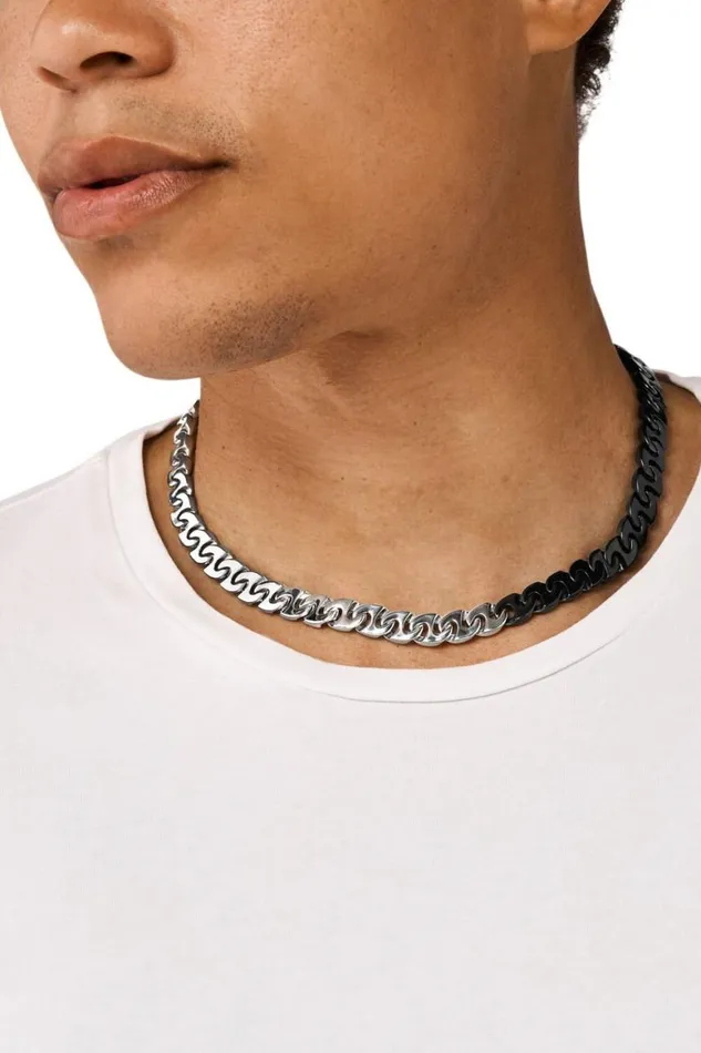 MenWomen Diesel Jewelry DX1530931 Silverblack MenWomen Diesel Jewelry DX1530931 Silverblack