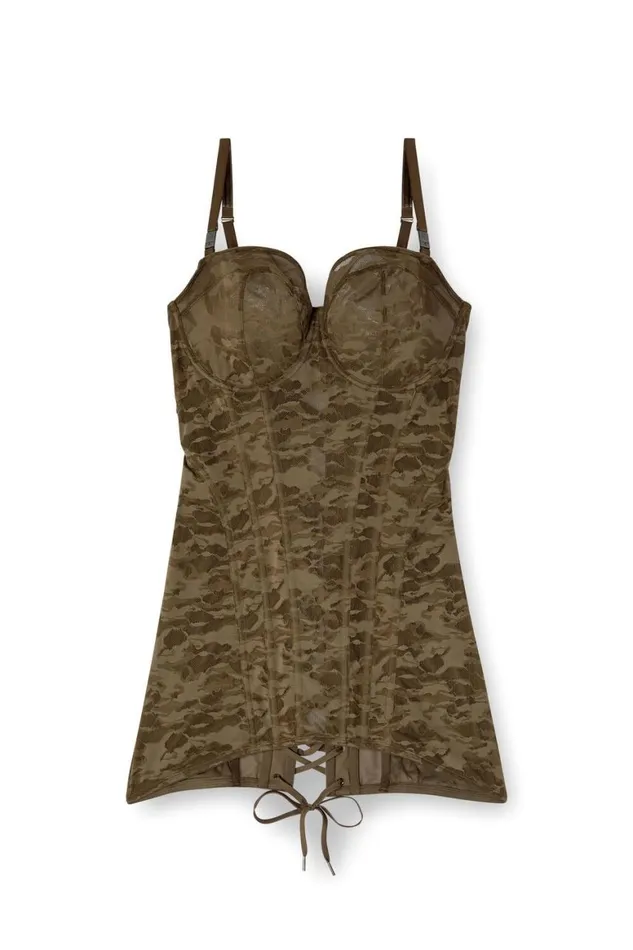 MenWomen Diesel Savage X Fenty CCAMOLACECORSETSLIP Brown MenWomen Diesel Savage X Fenty CCAMOLACECORSETSLIP Brown