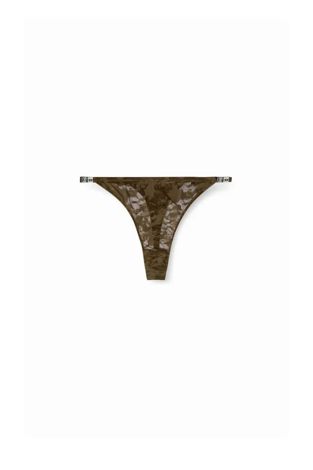 MenWomen Diesel Savage X Fenty CAMOLACESTRINGTHONG Brown MenWomen Diesel Savage X Fenty CAMOLACESTRINGTHONG Brown