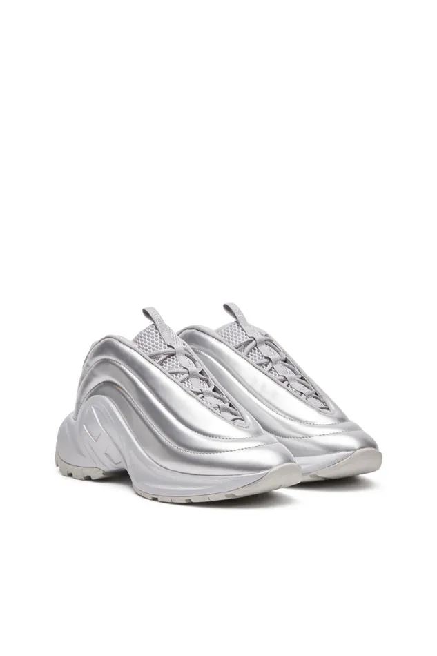 MenWomen Diesel Sneakers SDRUNNER X Silver MenWomen Diesel Sneakers SDRUNNER X Silver