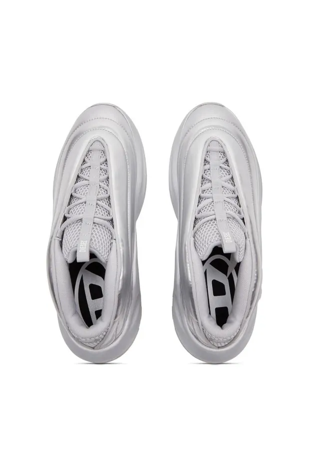 MenWomen Diesel Sneakers SDRUNNER X Silver MenWomen Diesel Sneakers SDRUNNER X Silver