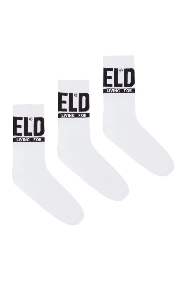 MenWomen Diesel Socks SKMRAYTHREEPACK Black