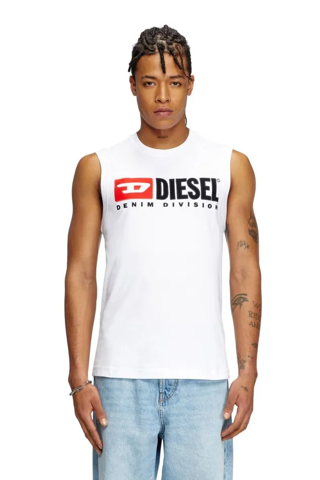 MenWomen Diesel TShirts and Polos TISCODIV White