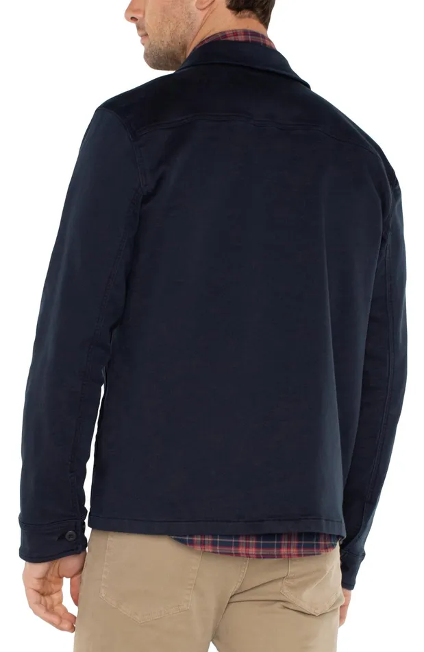 Mens Liverpool Los Angeles Jackets and Blazers SHIRT JACKET Navy